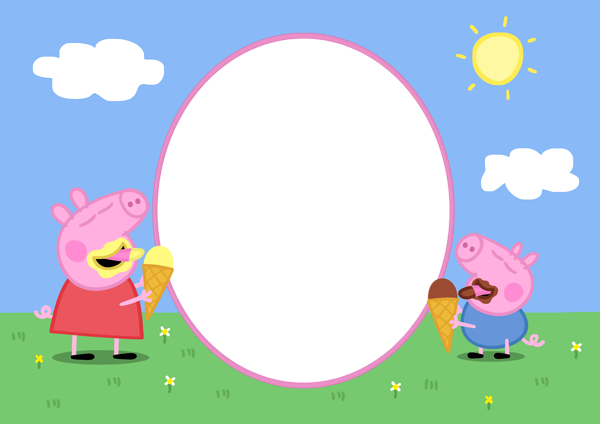 Peppa Pig Kids PNG Transparent Frame | Gallery Yopriceville - High