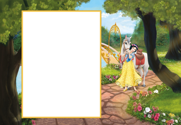 This png image - Princess Snow White Cute Transparent PNG Frame, is available for free download