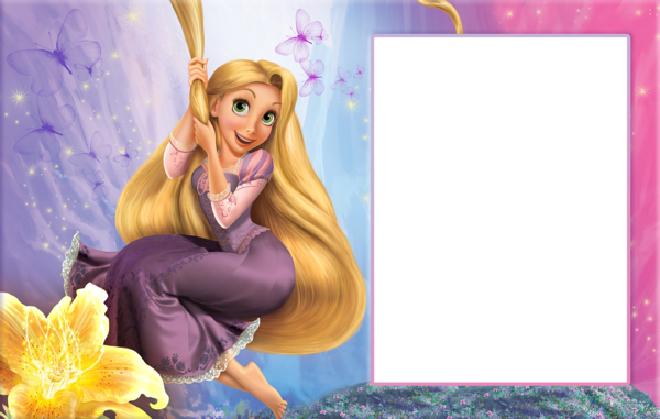 This png image - Rapunzel Child Transparent PNG Frame, is available for free download