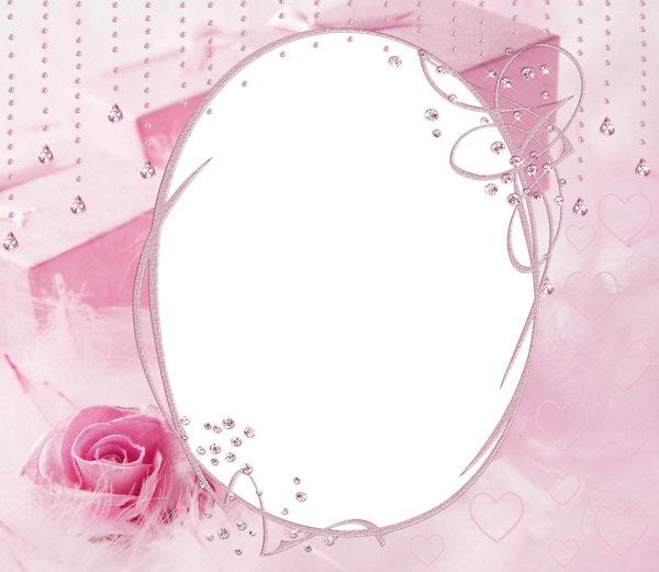 Soft Pink PNG Frame | Gallery Yopriceville - High-Quality Images and