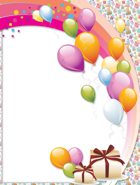 Transparent Birthday Frame | Gallery Yopriceville - High-Quality Images