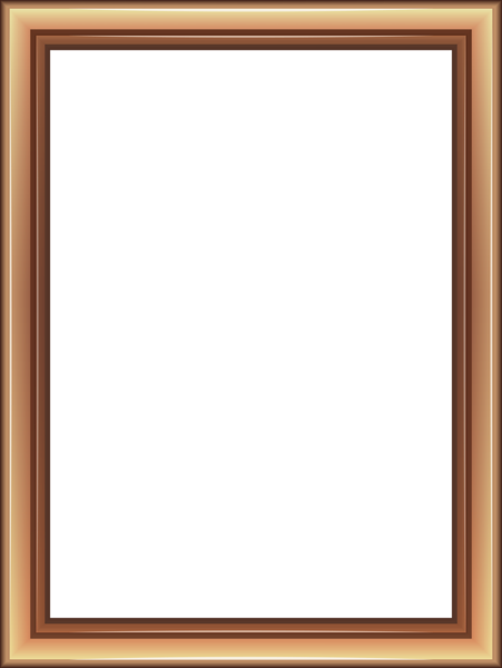 Transparent Classic Brown Frame PNG Image | Gallery Yopriceville - High