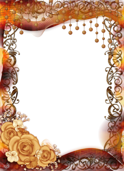 This png image - Transparent PNG Frame with Yellow Roses, is available for free download