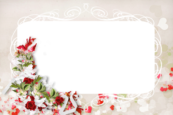 41+ Transparent White Flower Frame Png Gif