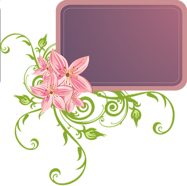 This png image - frame-with-flowers, is available for free download