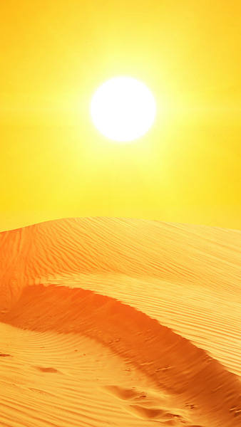 This jpeg image - iPhone 6S Plus Desert Sun Wallpaper, is available for free download