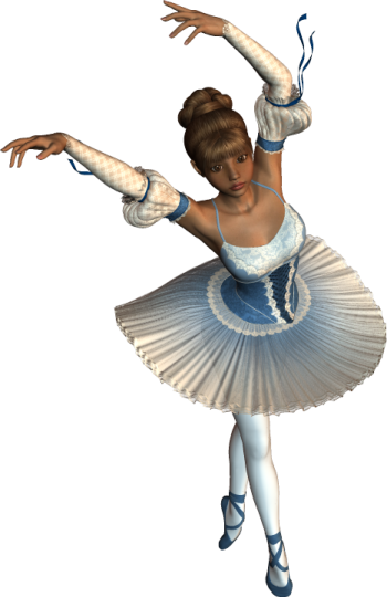 This png image - 3D Blue Ballerina Free Clipart, is available for free download