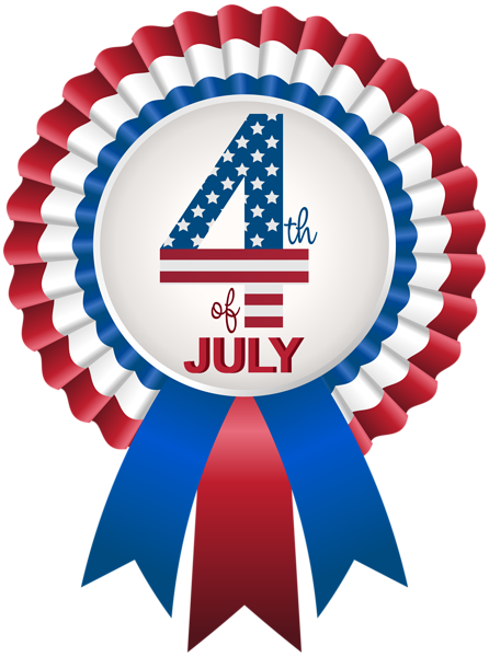 This png image - 4th of July Rosette PNG Clip Art Image, is available for free download