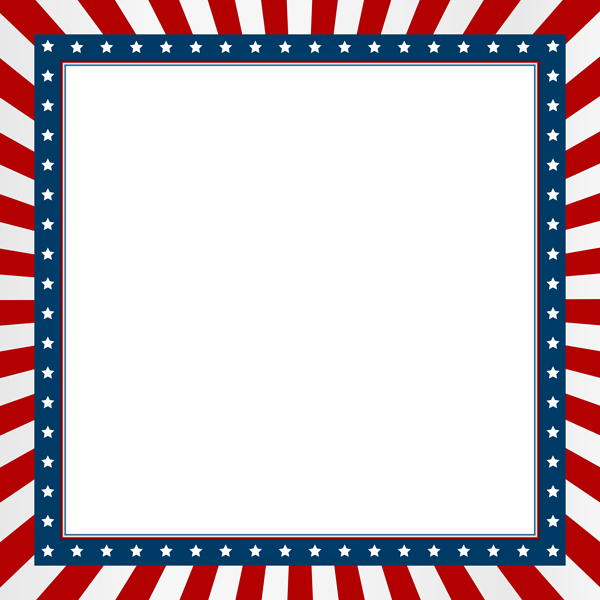 This png image - USA Border Frame PNG Clip Art Imag, is available for free download