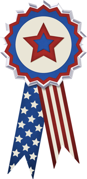 This png image - USA Flag Ribbon Decor PNG Clipart Picture, is available for free download