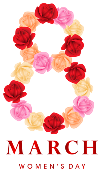 This png image - 8 March Womens Day PNG Clipart Image, is available for free download
