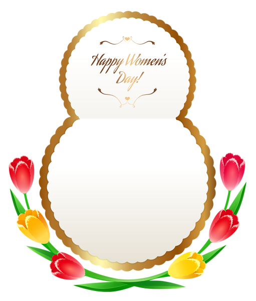This png image - Happy Womens Day PNG Clipart Image, is available for free download