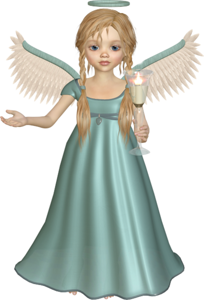This png image - Angel with Candle Free PNG Clipart Picture, is available for free download