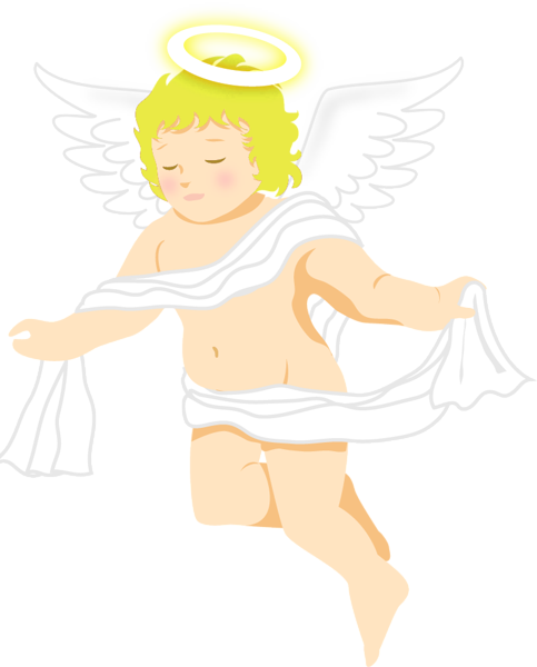 This png image - Blond Angel Clasic Style PNG Clipart, is available for free download