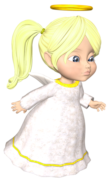 This png image - Cute PNG Blonde Large Angel Clipart, is available for free download