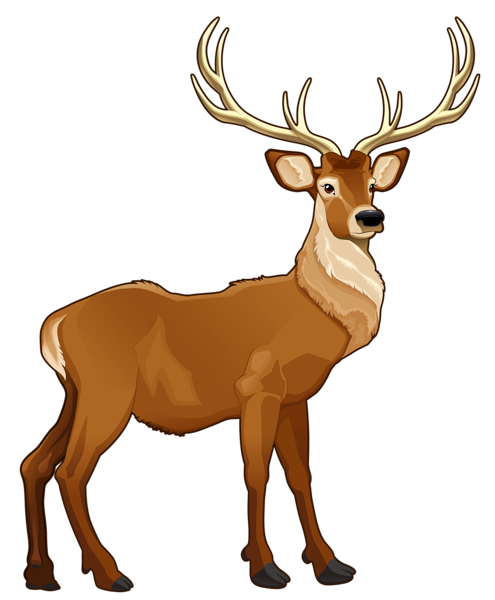 This png image - Brown Reindeer PNG Clipart Picture, is available for free download