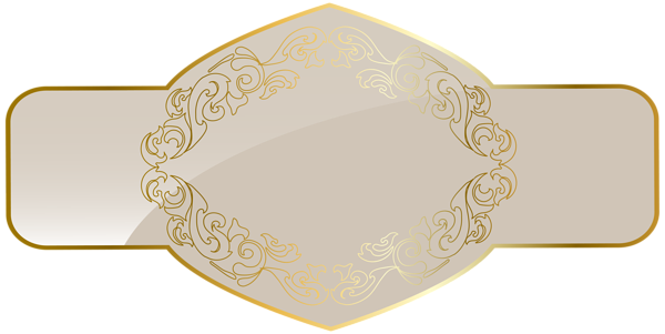 This png image - Cream Luxury Label Template PNG Clipart Picture, is available for free download