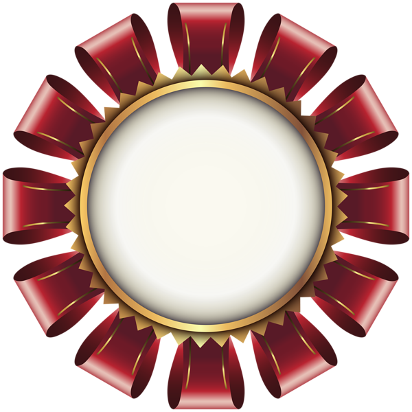 This png image - Deco Seal Red Gold Transparent PNG Clip Art Image, is available for free download