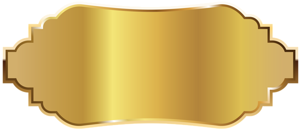 This png image - Golden Label PNG Clipart Picture, is available for free download
