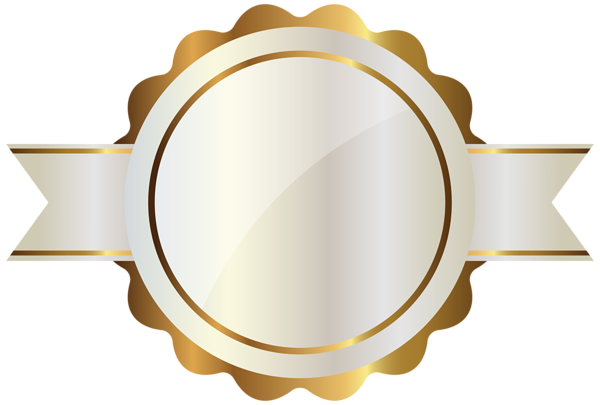 This png image - White Label with Gold PNG Clipart Image, is available for free download