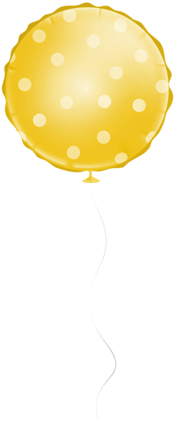 This png image - Balloon Round Yellow PNG Clipart, is available for free download