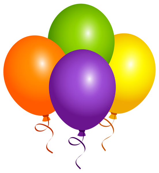 Free Clipart Large Size Birthday Balloons G