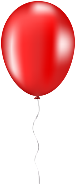 This png image - Red Single Balloon PNG Clipart, is available for free download