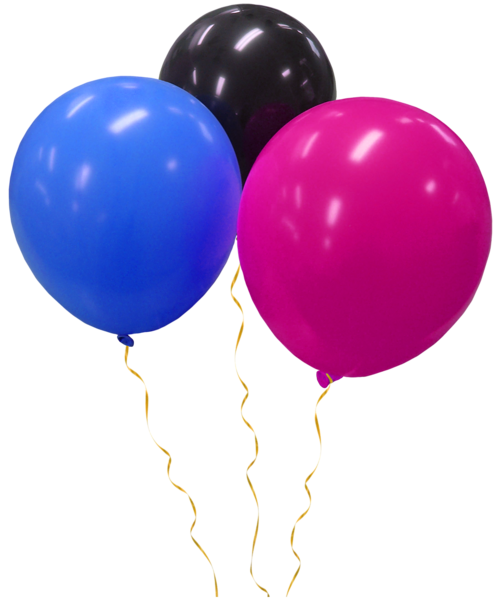 This png image - Transparent Three Balloons Clipart, is available for free download