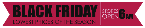 This png image - Black Friday Red Banner PNG Clipart Image, is available for free download