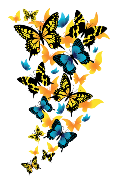 This png image - Butterflies Clipart Picture, is available for free download