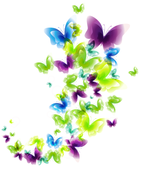This png image - Deco Butterflies PNG Clipart Picture, is available for free download