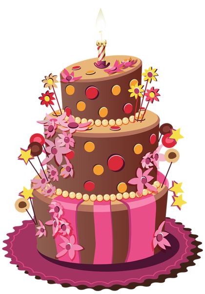 This png image - Birthday Cake PNG Clipart Image, is available for free download