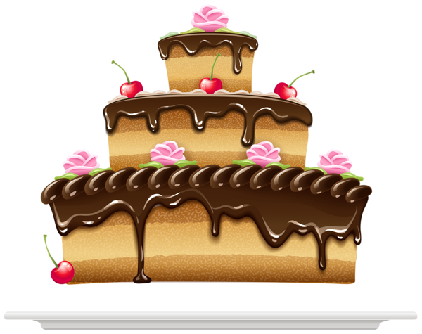 Cake_with_Chocolate_Cream_PNG_Clipart.png