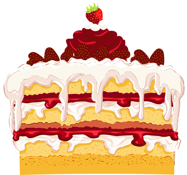 Strawberry Cake PNG Clipart Gallery Yopriceville - High ...