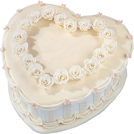 This png image - White Heart Cake PNG Picture, is available for free download