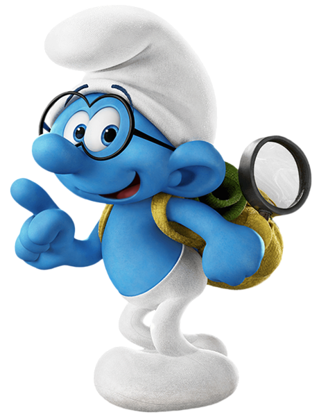 Brainy Smurfs The Lost Village Transparent PNG Image