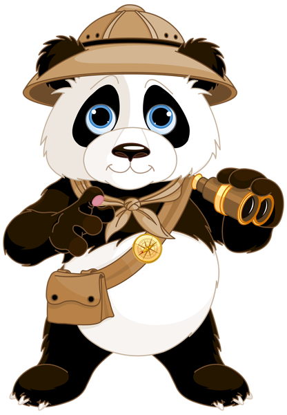 This png image - Cute Panda PNG Clipart Image, is available for free download