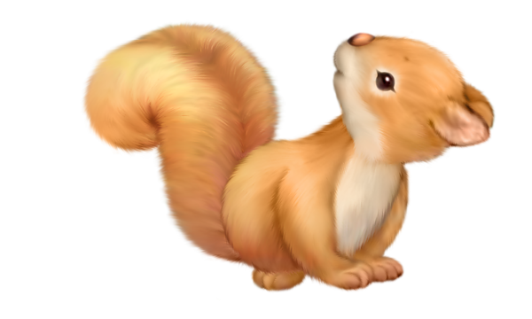 This png image - Cute Squirrel Free Clipart, is available for free download