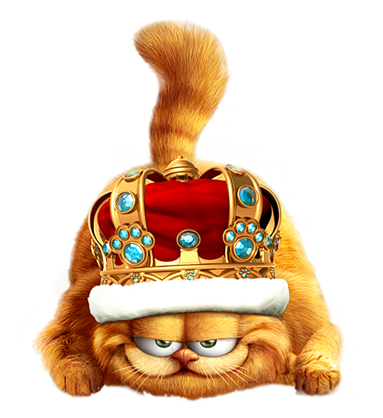 This png image - Garfield King PNG Free Picture, is available for free download