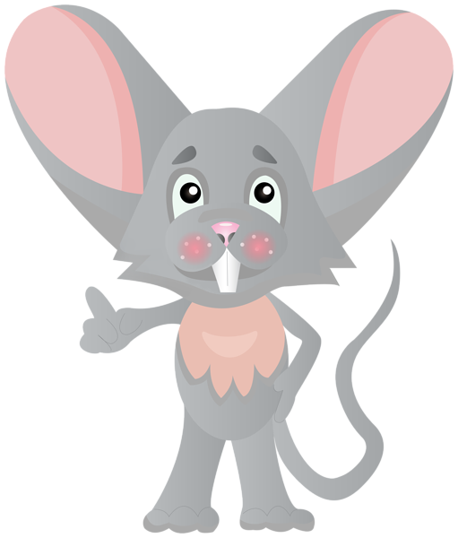 This png image - Grey Mouse Cartoon PNG Clipart, is available for free download