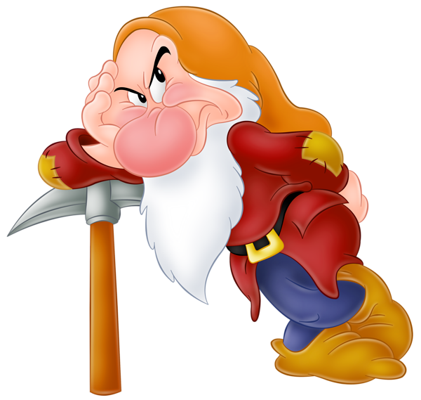 This png image - Grumpy Snow White Dwarf Free PNG Image, is available for free download