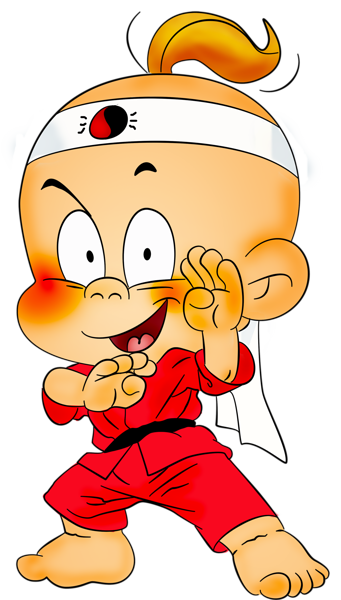 This png image - Karate Boy Cartoon Free Clipart, is available for free download