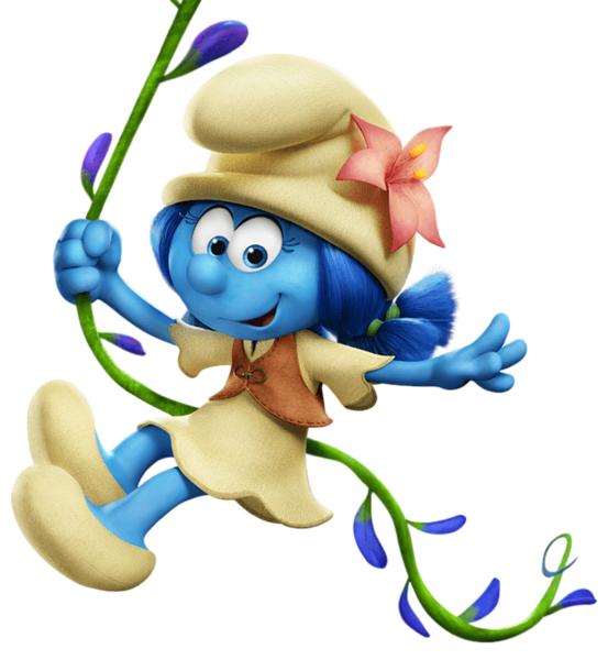 Lily Smurfs The Lost Village Transparent PNG Image