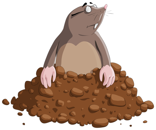 This png image - Mole Cartoon PNG Clipart Image, is available for free download