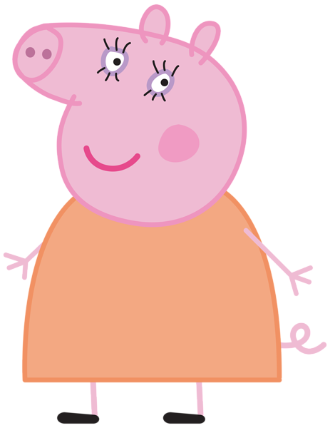 This png image - Mummy Pig Peppa Pig Transparent PNG Image, is available for free download