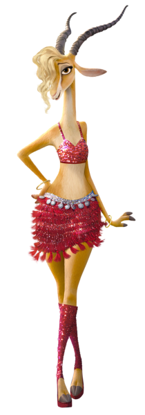 Shakira Zootopia Disney Transparent PNG Clip Art Image