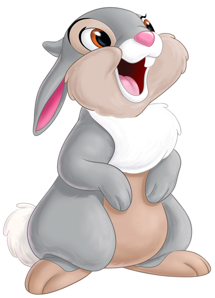 This png image - Thumper Bambi Transparent PNG Clip Art Image, is available for free download
