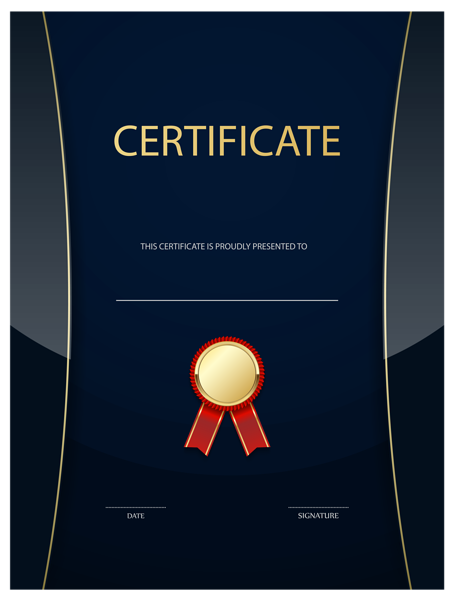 dark blue certificate template png image gallery bill of sale templates