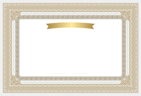 This jpeg image - Empty Certificate Clip Art Image, is available for free download