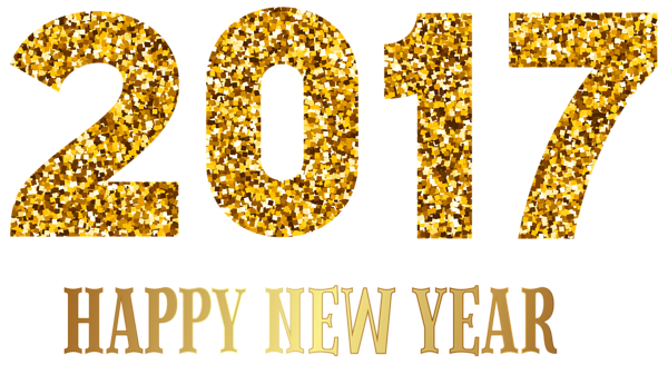 2017 Happy New Year Transparent PNG Image